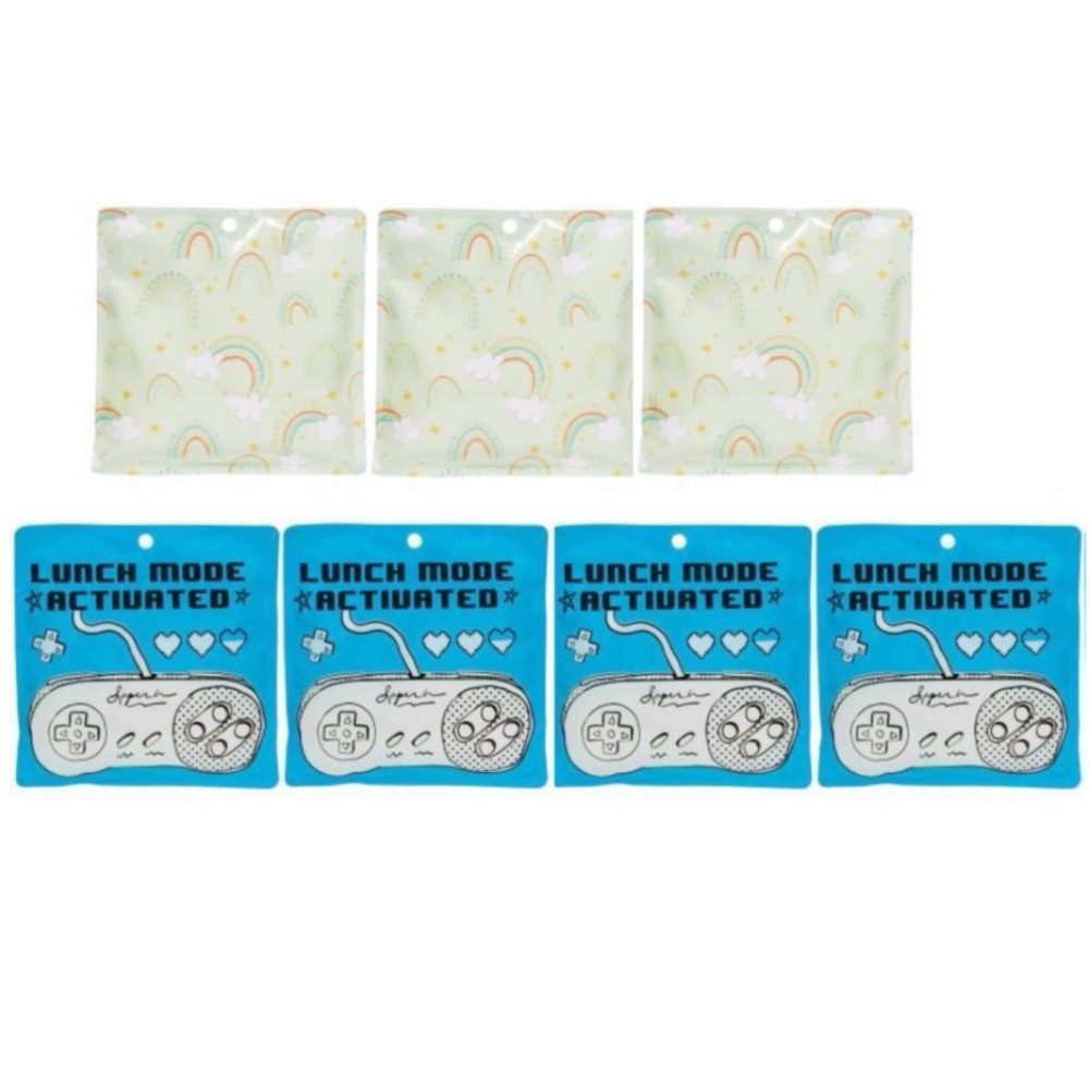 so-mine reusable ice sheet assorted Novelty Icepack 7pcs freeze&pack BPA FREE